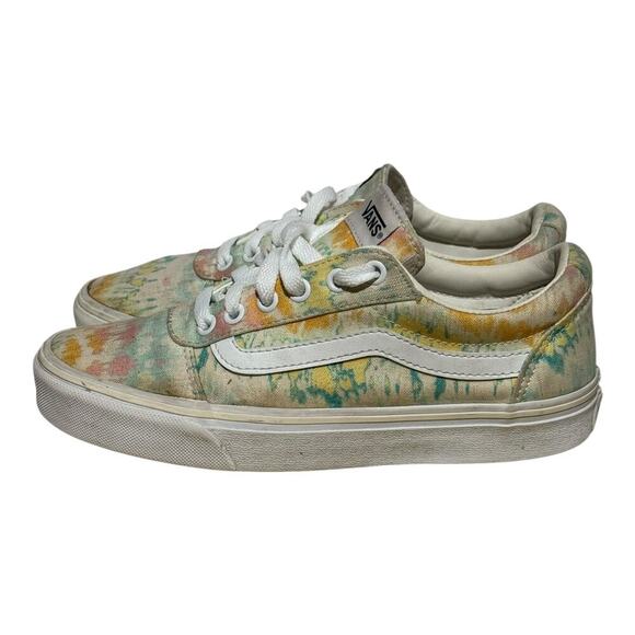 Vans Old Skool Pastel Tie Dye Canvas Sneakers Women's Size 7 Low Top Classic - Picture 4 of 8